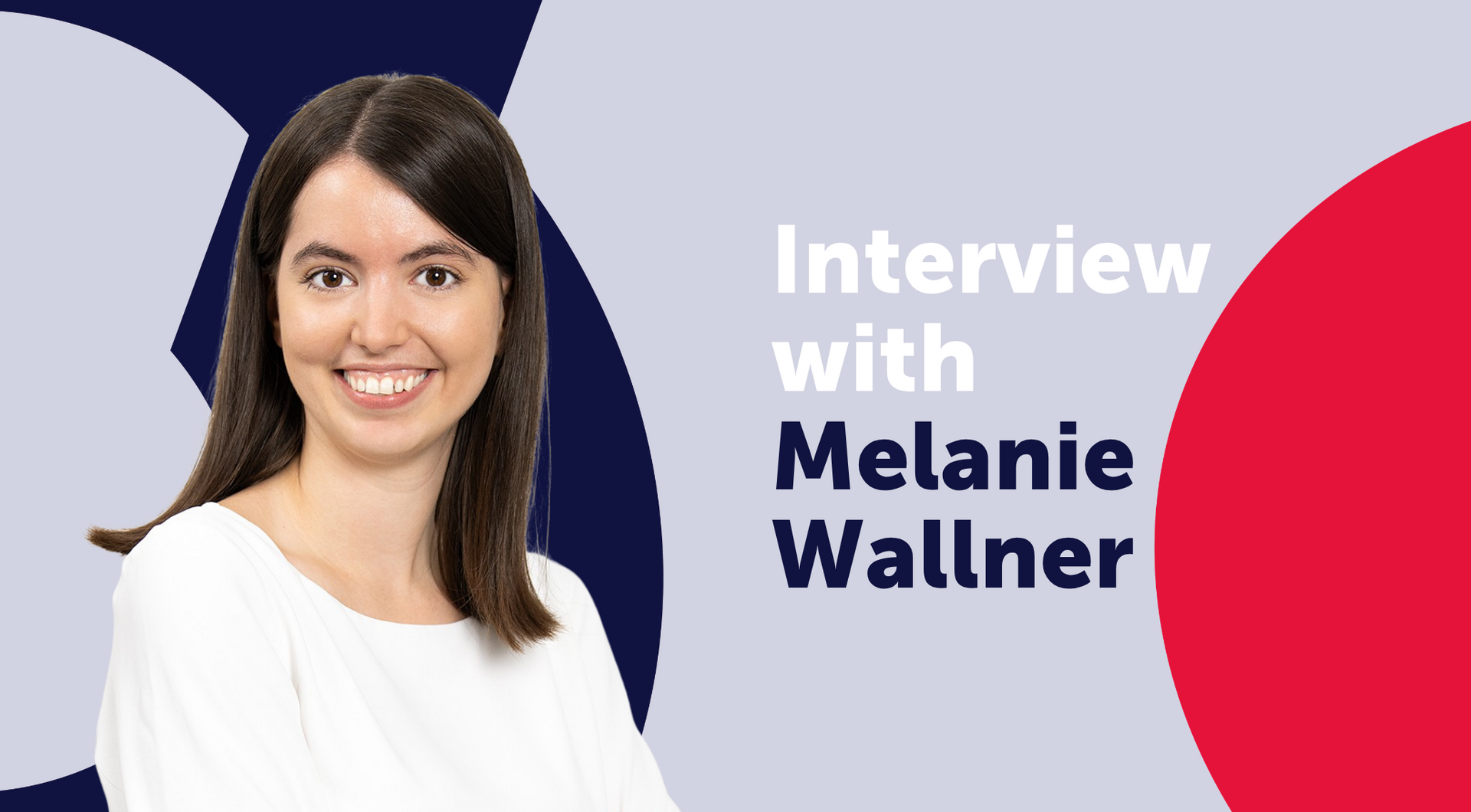 young woman in a white blouse, interview with Melanie Wallner