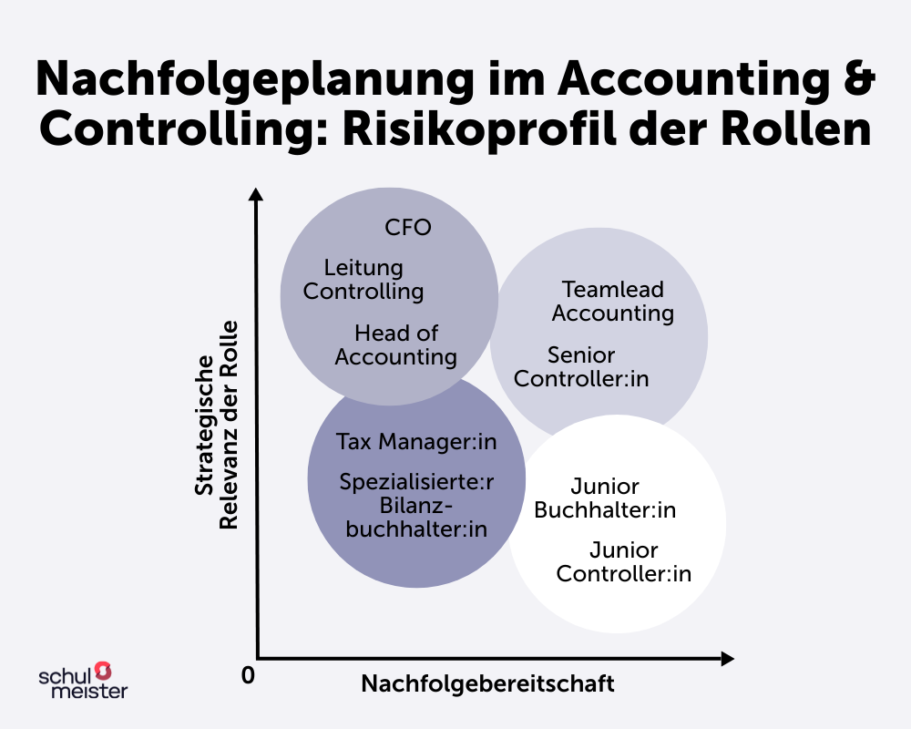 Grafik: Nachfolgeplanung, Risikoprofil der Rollen