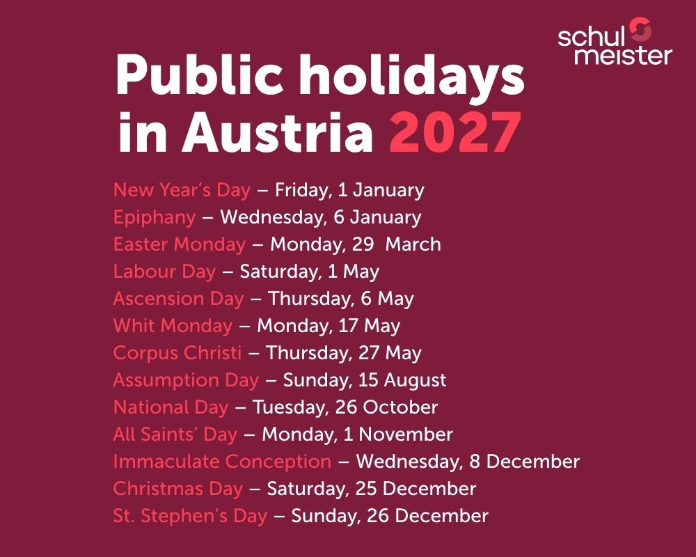 Public Holidays in Austria 2007