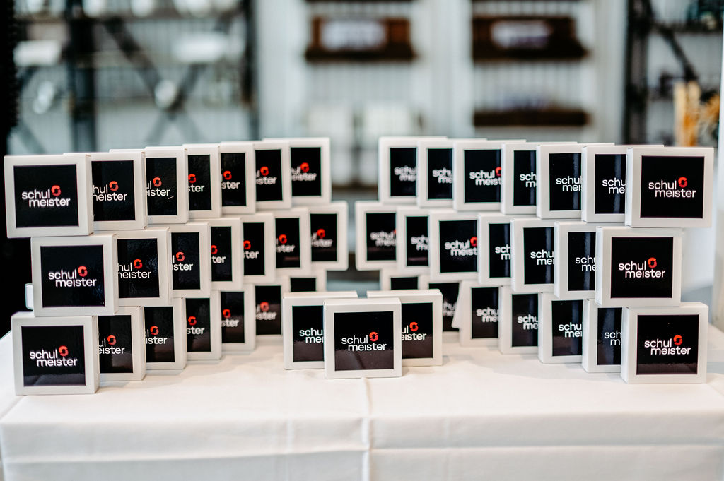 25 Jahre Schulmeister mit Pralinamo Pralinen Give Away für Event Jubiläumsfeier in Wien | Schulmeister Personalberatung
